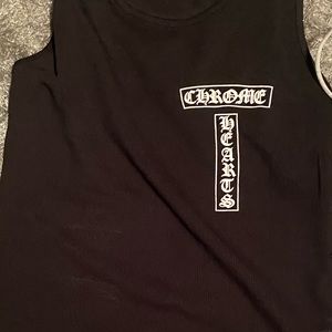 Black chrome hearts tank dress